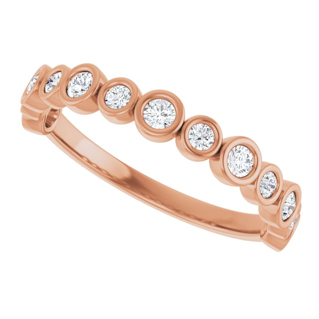 10k-rose-1/3-ctw-lab-grown-diamond--anniversary-band
