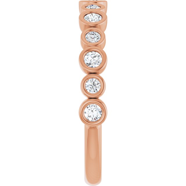 10k-rose-1/3-ctw-lab-grown-diamond--anniversary-band