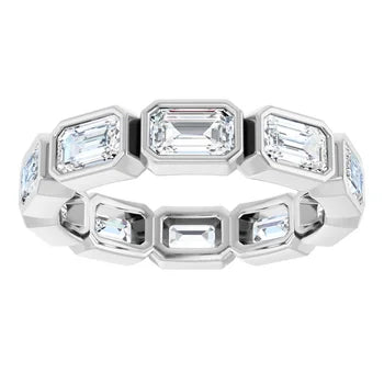 MADONNA Emerald cut eternity band Jewelry