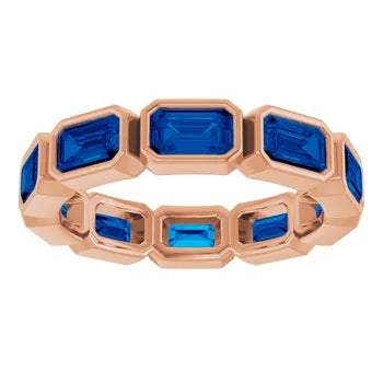 MADONNA Emerald cut eternity band Jewelry