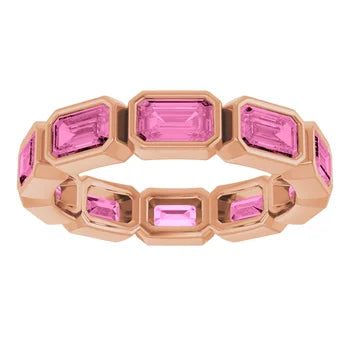 MADONNA Emerald cut eternity band Jewelry