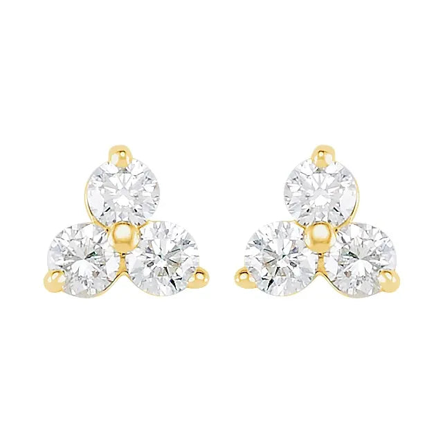 TRINITY Diamond studs Jewelry