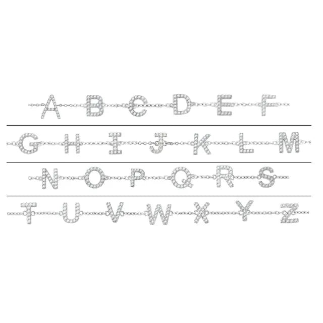 INITIAL Diamond Bracelet Jewelry
