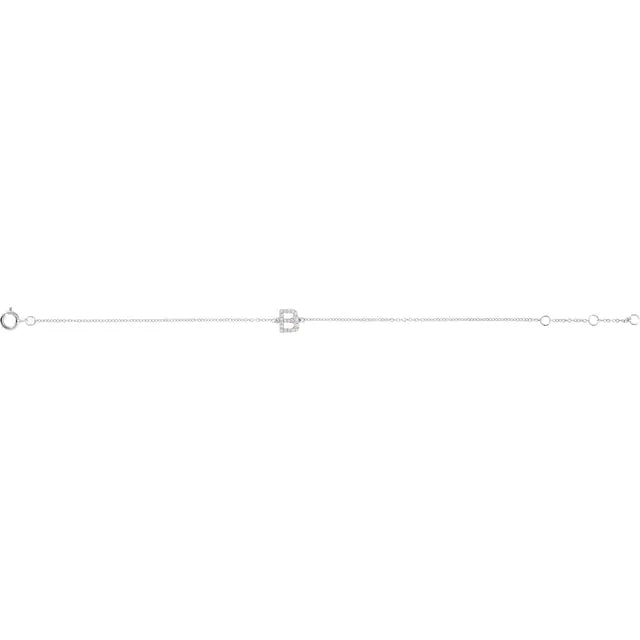 INITIAL Diamond Bracelet Jewelry