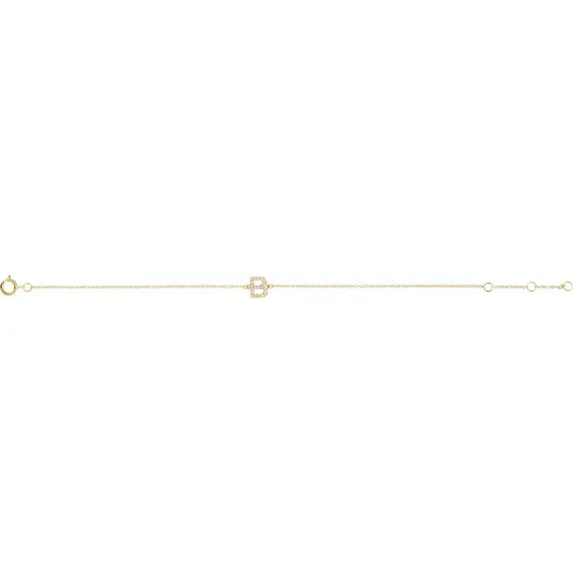 INITIAL Diamond Bracelet Jewelry