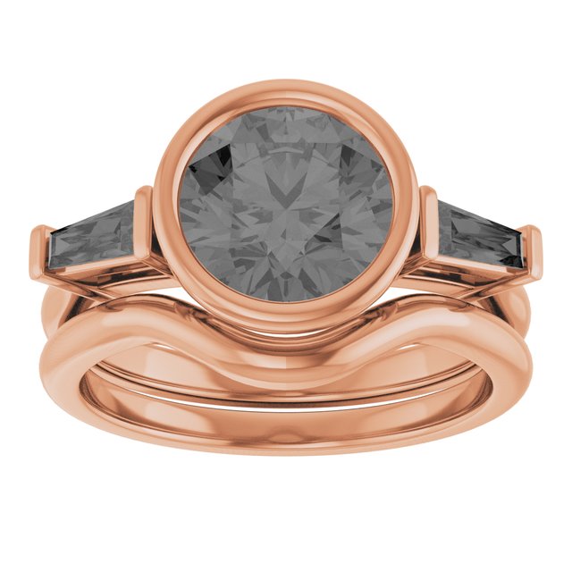 10k-rose--round-1/4-ctw-lab-grown-diamond-semi-set-engagement-ring