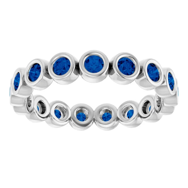 10K Rose 1/2 CTW Lab-Grown Diamond  Eternity Band