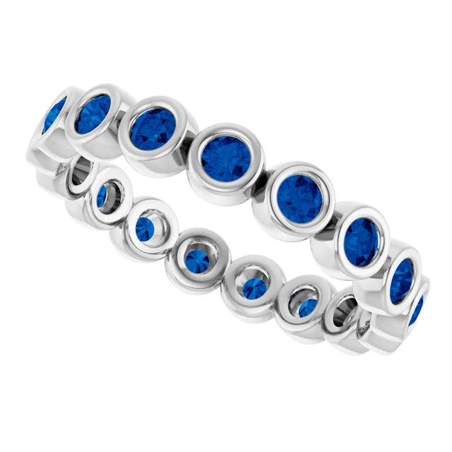 10K Rose 1/2 CTW Lab-Grown Diamond  Eternity Band