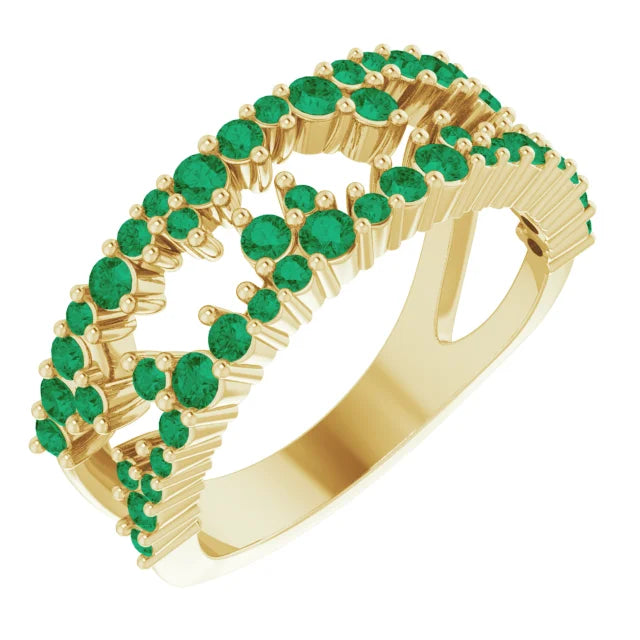 LACUNA Claw set Diamond or gemstone Ring