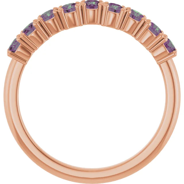 TEMPEST Emerald cut up/down ring