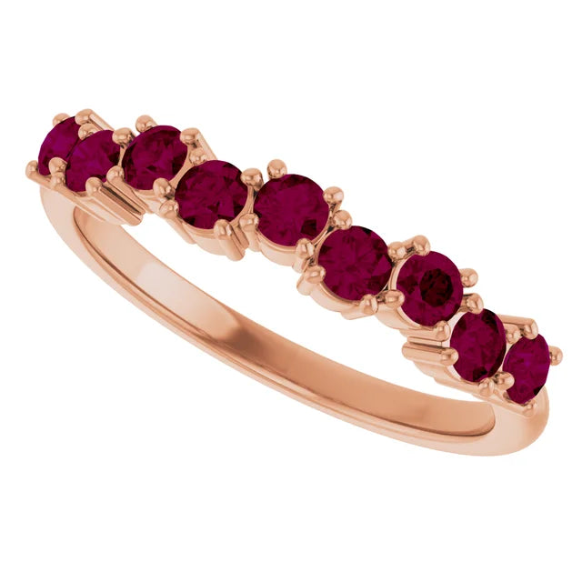 TEMPEST Emerald cut up/down ring