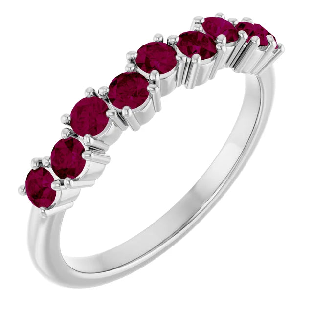 10K Yellow 9/10 CTW Lab-Grown Diamond Anniversary Band