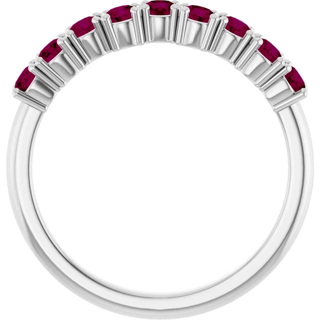 10K Yellow 9/10 CTW Lab-Grown Diamond Anniversary Band