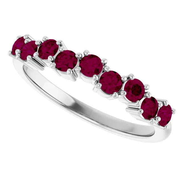 TEMPEST Emerald cut up/down ring
