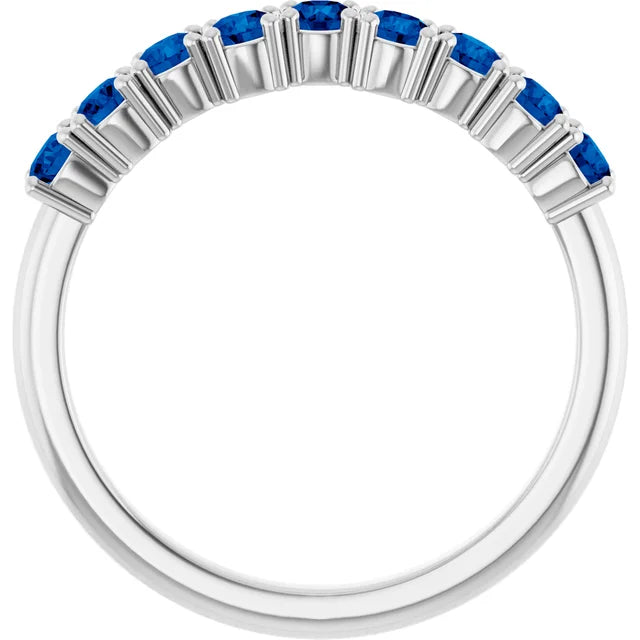 10K Yellow 9/10 CTW Lab-Grown Diamond Anniversary Band