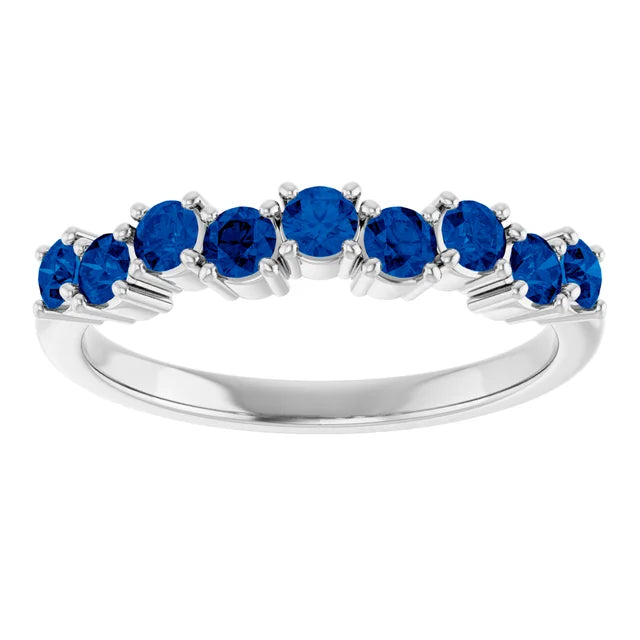 10K Yellow 9/10 CTW Lab-Grown Diamond Anniversary Band