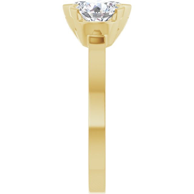 EMILY Toi Et Moi Two-Stone Emerald Cut Engagement Ring