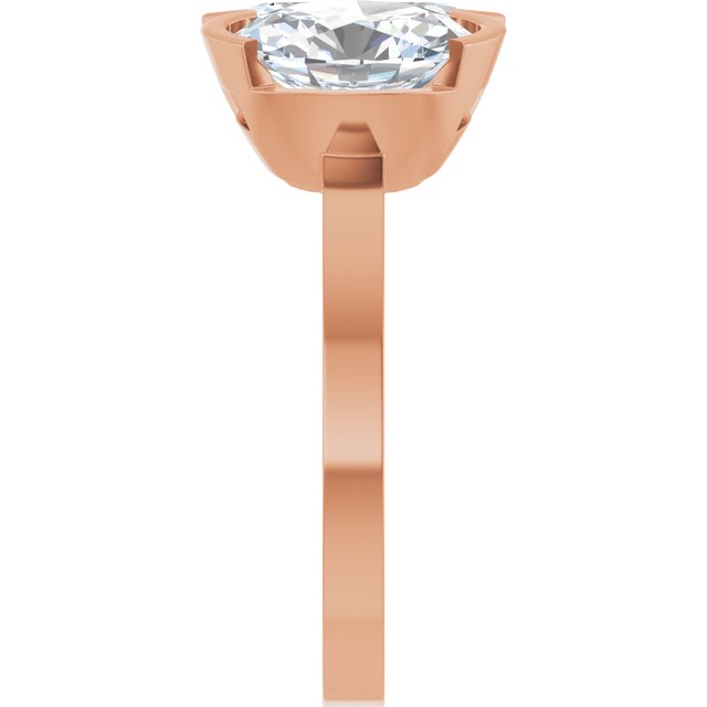 EMILY Toi Et Moi Two-Stone Emerald Cut Engagement Ring