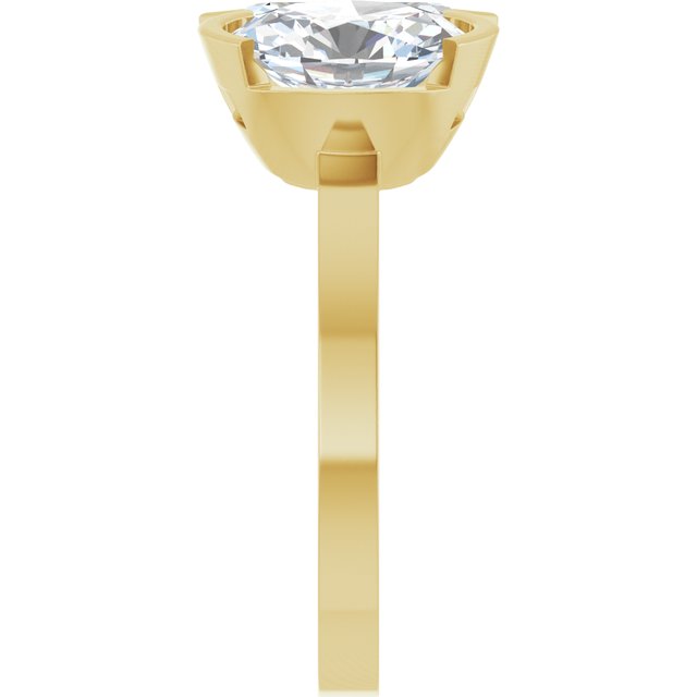 EMILY Toi Et Moi Two-Stone Emerald Cut Engagement Ring