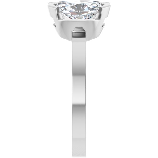 EMILY Toi Et Moi Two-Stone Emerald Cut Engagement Ring