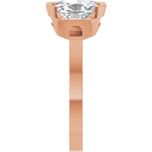 EMILY Toi Et Moi Two-Stone Emerald Cut Engagement Ring