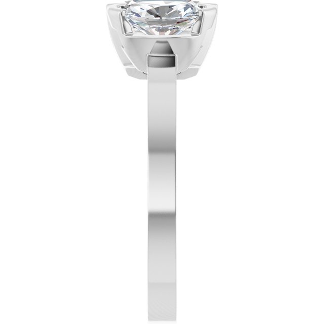 EMILY Toi Et Moi Two-Stone Emerald Cut Engagement Ring