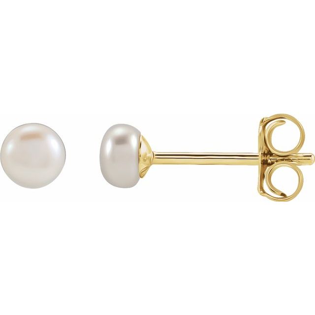 ESSENTIAL Freshwater Pearl stud Earrings Jewelry