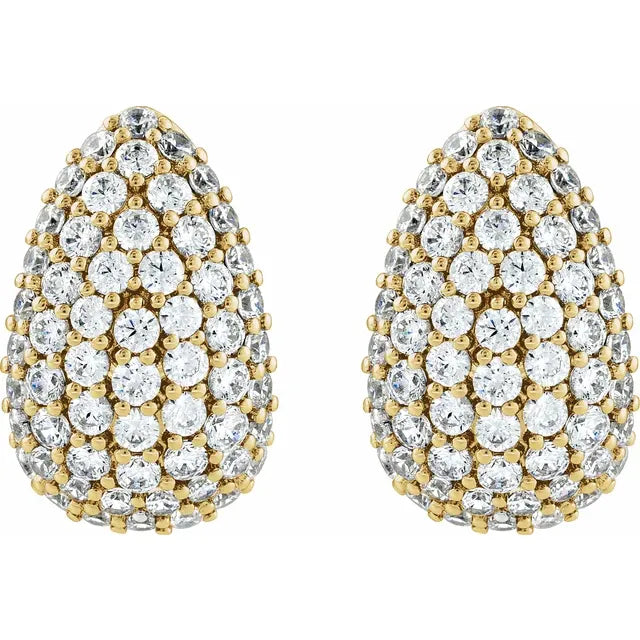 RAINE Teardrop Pave Earrings Jewelry