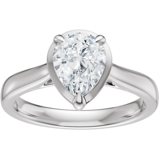 Taylor Engagement Ring - 10ct White Gold - Diamond Spread 1