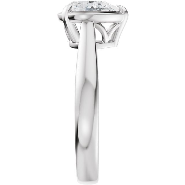 Taylor Engagement Ring - 10ct White Gold - Diamond Spread 1