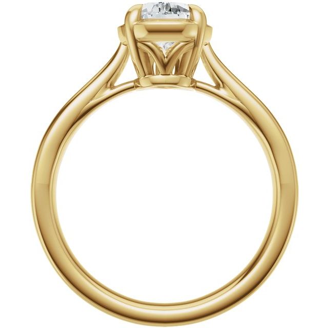 Taylor Engagement Ring - 10ct Yellow Gold - Diamond Spread 2
