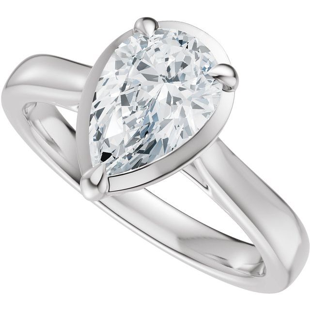 Taylor Engagement Ring - 10ct White Gold - Diamond Spread 2