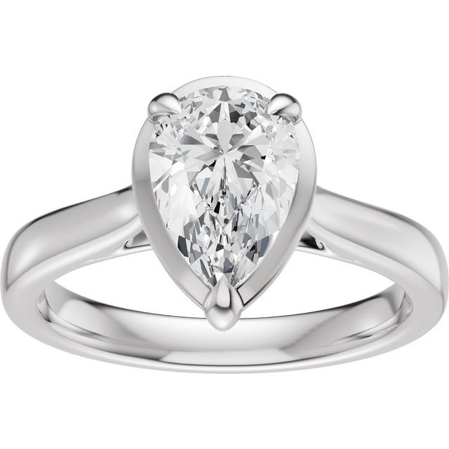 Taylor Engagement Ring - 10ct White Gold - Diamond Spread 2