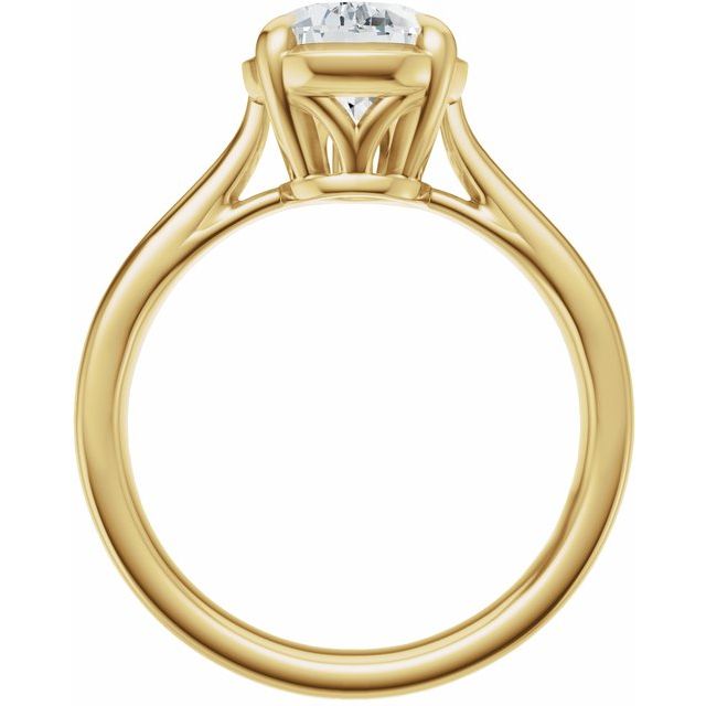 Taylor Engagement Ring - 10ct Yellow Gold - Diamond Spread 3
