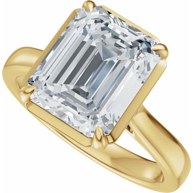 Taylor Engagement Ring - 10ct Yellow Gold - Diamond Spread 2