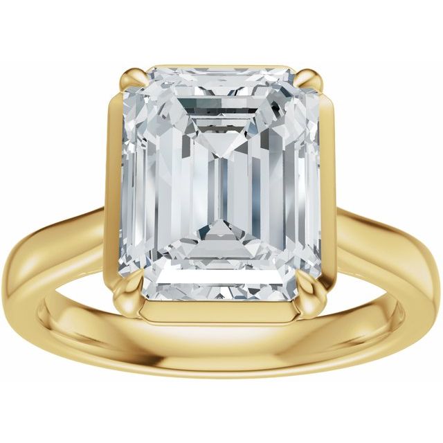 Taylor Engagement Ring - 10ct Yellow Gold - Diamond Spread 2