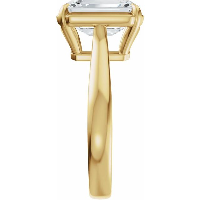 Taylor Engagement Ring - 10ct Yellow Gold - Diamond Spread 2