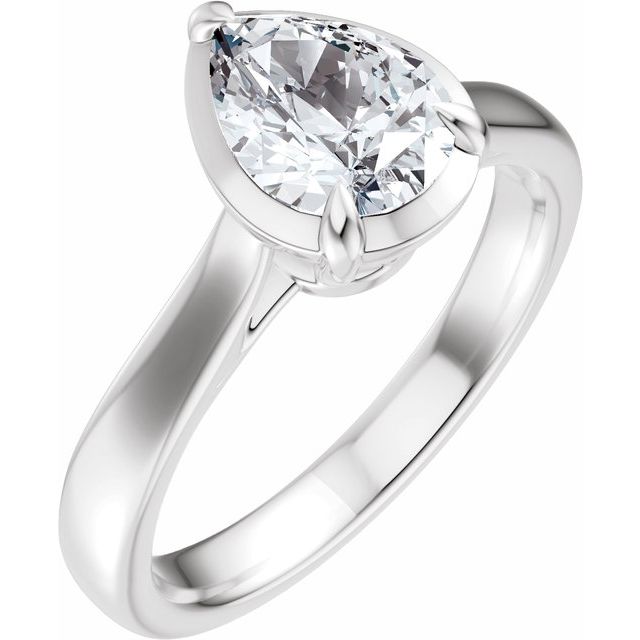 Taylor Engagement Ring - Platinum - Diamond Spread 1