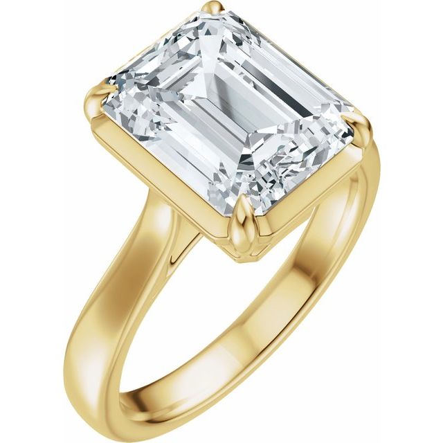 Taylor Engagement Ring - 18ct Yellow Gold - Diamond Spread 5