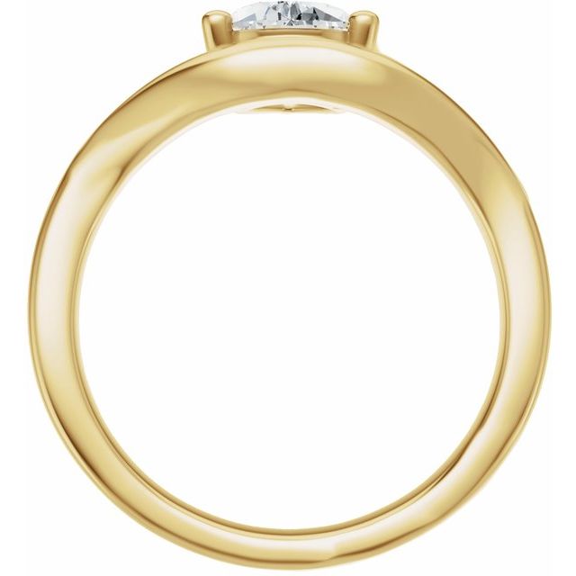 Scarlett Engagement Ring - 10ct Yellow Gold - Diamond Spread 2