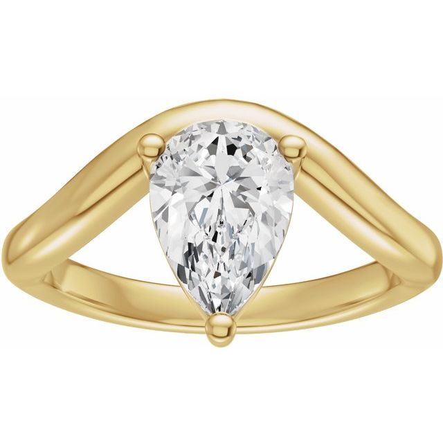 Scarlett Engagement Ring - 10ct Yellow Gold - Diamond Spread 2