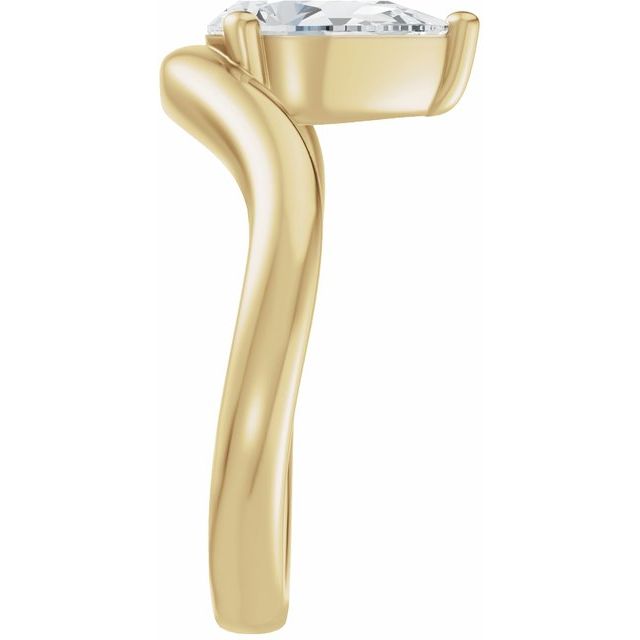 Scarlett Engagement Ring - 10ct Yellow Gold - Diamond Spread 2