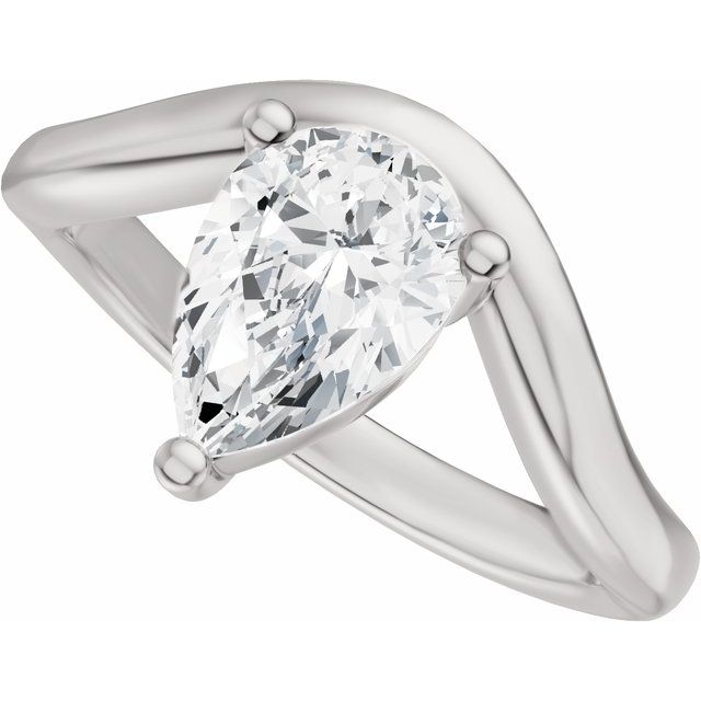 Scarlett Engagement Ring - 10ct White Gold - Diamond Spread 2