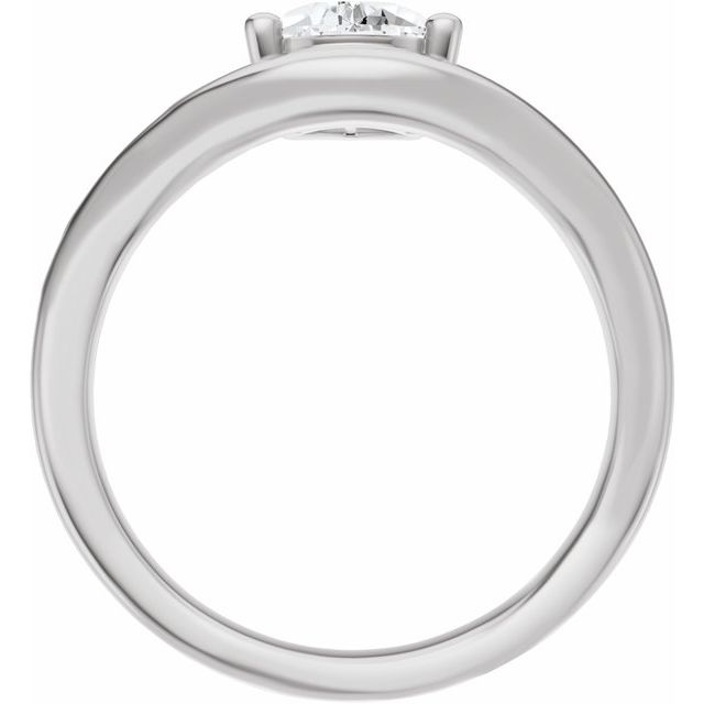 Scarlett Engagement Ring - 10ct White Gold - Diamond Spread 2