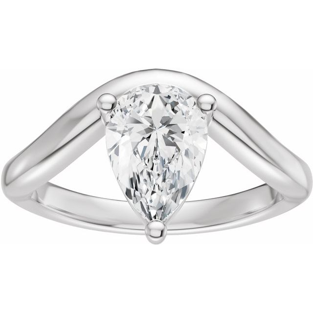 Scarlett Engagement Ring - 10ct White Gold - Diamond Spread 2