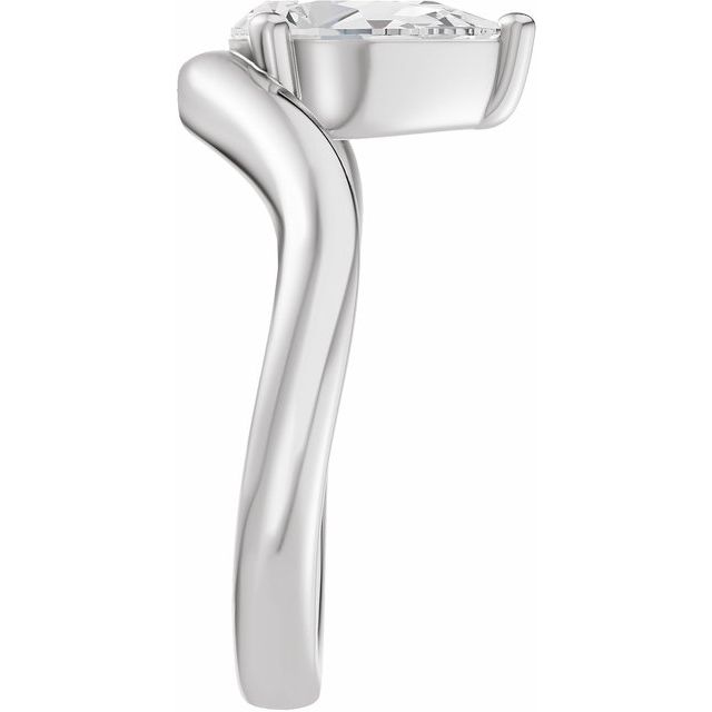 Scarlett Engagement Ring - 10ct White Gold - Diamond Spread 2