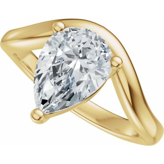 Scarlett Engagement Ring - 10ct Yellow Gold - Diamond Spread 3