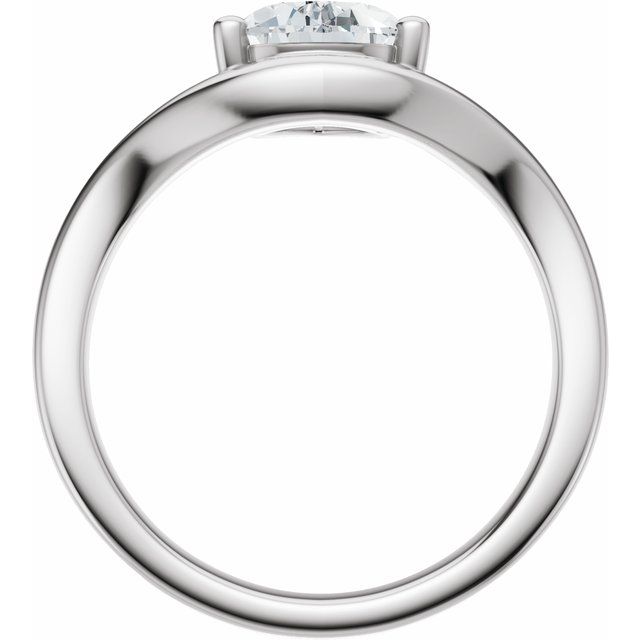 Scarlett Engagement Ring - 10ct White Gold - Diamond Spread 3