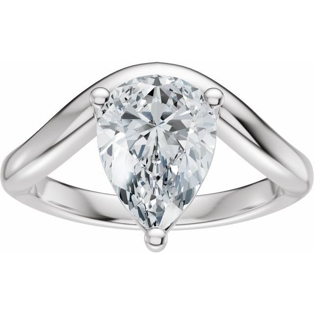 Scarlett Engagement Ring - 10ct White Gold - Diamond Spread 3