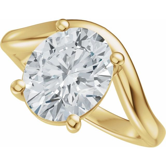 Scarlett Engagement Ring - 10ct Yellow Gold - Diamond Spread 2